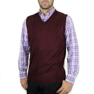 Mens Solid Sweater Vest (SV-243)